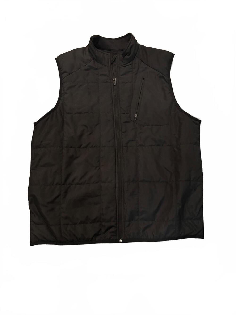 PGA Tour Men's Black Quilted Vest Size Large